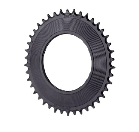 Garbaruk black road thread mount chainring for RED XPLR AXS power meter