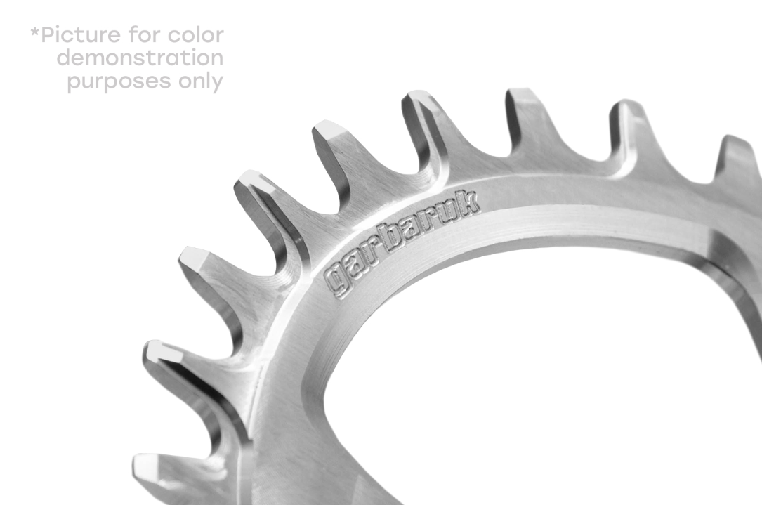 Garbaruk 104BCD chainring silver